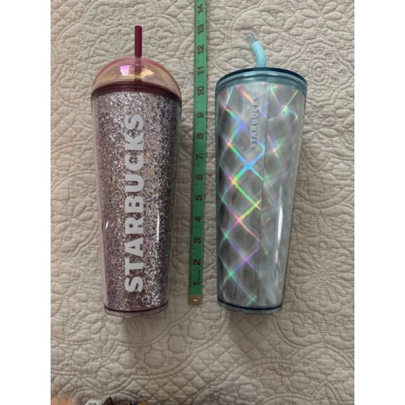 NWOT Starbucks limited edition Holiday 2024 2 tumblers with straws. - Picture 3 of 3